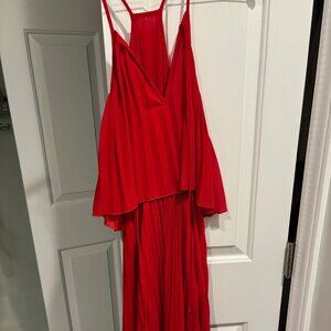 Petal & Pup Gia Pleated Maxi Dress - size small